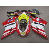 Carenado Moto Ducati 1098 848 07-14 - Rojo Blanco Generali 46