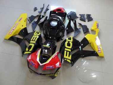 Carenado Moto Honda CBR 600 RR 13-21 - Amarillo Negro Geico