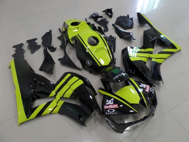Carenado Moto Honda CBR 600 RR 13-21 - Verde Negro Carenado Moto Honda CBR 600 RR 13-21 - Verde Negro