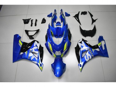 Carenado Moto Suzuki GSXR 1000 17-23 - Azul Blanco Calcomanía