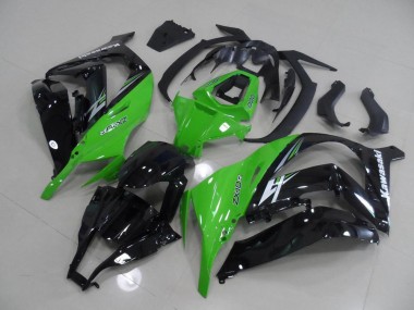 Kit Carenado ABS Completo Kawasaki ZX10R 11-15 - Verde & Negro