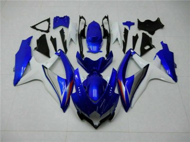 Kits Completo Carenado Moto Suzuki GSXR 600 / 750 K8 08-10 - Azul Blanco