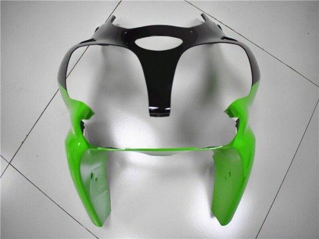 Kits Carenado Moto Kawasaki ZX6R 2000-2002 - Verde Blanco Negro