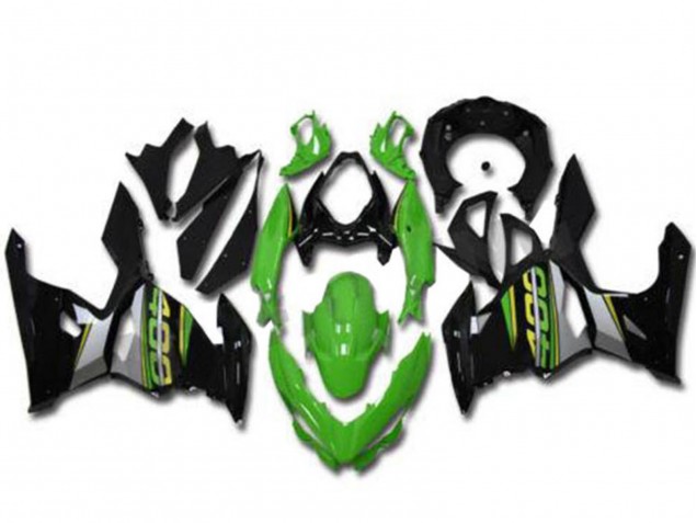 Carenados Moto Kawasaki EX400 2018-2024 - Verde Negro Gris