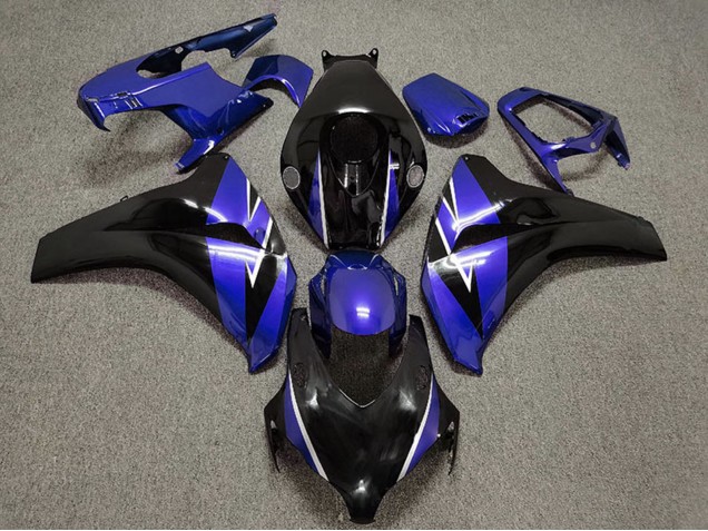 Carenado Moto Honda CBR1000RR 2008-2011 - Azul Negro Brillante