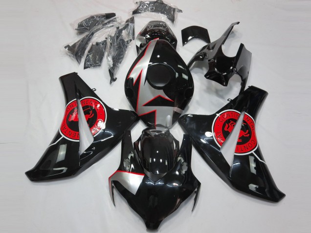 Carenados Moto Honda CBR1000RR 2008-2011 - Plata Rojo Negro Brillante