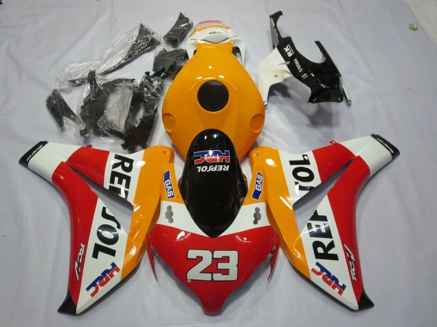 Carenados Moto Honda CBR1000RR 2008-2011 - Naranja Blanco Rojo Negro Brillante Repsol 23
