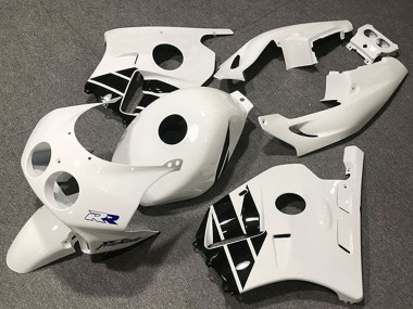 Carenados Moto Honda CBR250RR 1990-1998 - Blanco Negro Brillante