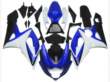 Carenado Moto Suzuki GSXR 1000 2005-2006 - Blanco Rojo Azul Amarillo
