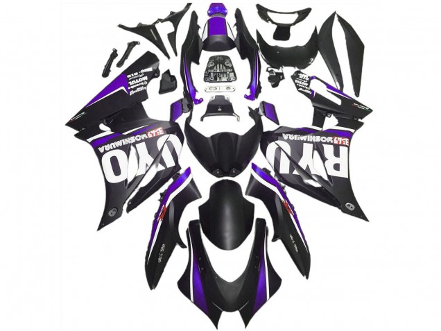Carenados Moto Suzuki GSXR 1000 2017-2024 - Negro Mate Púrpura