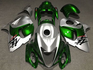 Carenados Moto Suzuki GSXR 1300 2008-2020 - Verde Brillante Plata