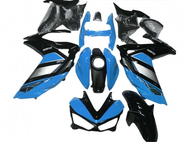 Carenados Moto Yamaha R3 2015-2018 - Azul Plata Negro Brillante Yamalube