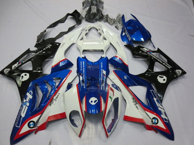 Carenado Moto BMW S1000RR 2009-2014 - Blanco Rojo Azul Negro Brillante HP