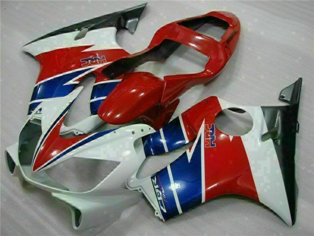 Carenado Moto Honda CBR600 F4i 2001-2003 - Blanco Rojo Azul Negro