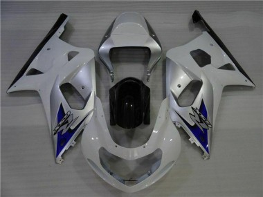 Carenados Moto Suzuki GSXR 600/750 2001-2003 - Blanco Plata Azul Negro