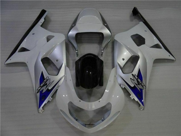 Carenados Moto Suzuki GSXR 600/750 2001-2003 - Blanco Plata Azul Negro