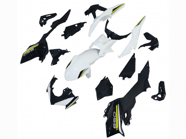 Carenados Moto Kawasaki Ninja Z650 2020-2023 - Blanco Negro Verde