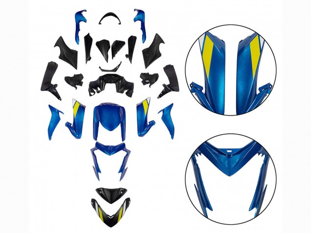 Carenados Moto Suzuki GSX-S 1000 2015-2020 - Negro Azul