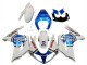 Carenados Moto Suzuki SV650 2003-2013 - Blanco Azul Lucky Strike Motul