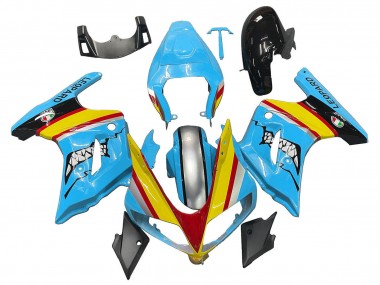 Carenados Moto Suzuki SV650 2003-2013 - Azul Amarillo Rojo Plata Tiburón