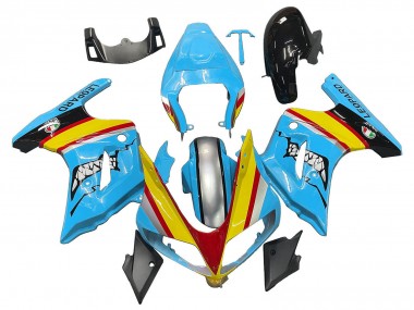 Carenados Moto Suzuki SV650 2003-2013 - Azul Amarillo Rojo Plata Tiburón