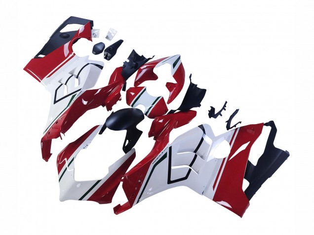 Carenados Moto Ducati Panigale V4 V4S 2020-2021 - Blanco Rojo Verde Negro Mate