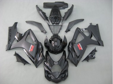 Carenados Moto Suzuki GSXR 1000 2007-2008 - Negro Mate Negro Brillante