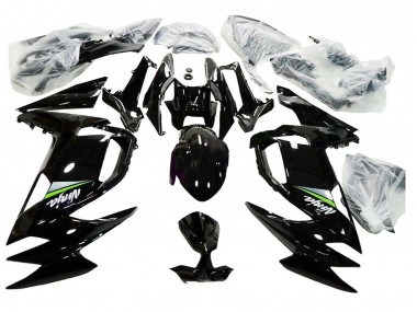 Carenados Moto Kawasaki Ninja 650 EX650 2020-2025 - Negro Brillante Verde