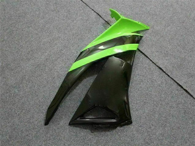 Carenados Moto Kawasaki ZX6R 2009-2012 - Verde Negro Brillante Elf Touch4 Bridgestone