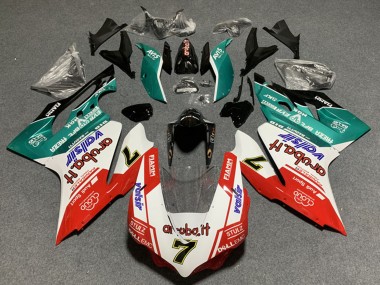 Carenados Moto Ducati Panigale 899/1199 2011-2014 - Blanco Rojo Verde Negro Brillante Avis Valsir 7