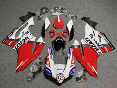 Carenados Moto Ducati Panigale 899/1199 2011-2014 - Blanco Rojo Azul Negro Brillante Flex-Box Valsir 04
