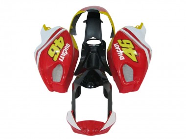 Carenados Moto Ducati Monster 696 796 1100 1100S 2008-2012 - Blanco Rojo Negro Brillante Amarillo 46
