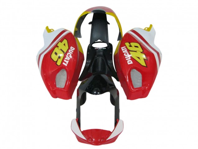 Carenados Moto Ducati Monster 696 796 1100 1100S 2008-2012 - Blanco Rojo Negro Brillante Amarillo 46