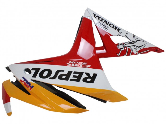 Carenados Moto Honda CBR500R 2016-2018 - Amarillo Blanco Rojo Repsol HRC