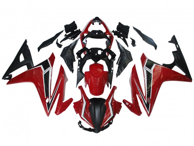 Carenados Moto Honda CBR500R 2016-2018 - Rojo Blanco Negro Mate