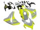 Carenados Moto Honda CBR1000RR 2008-2011 - Nardo Gris Fluorescent Verde