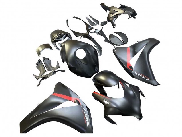 Carenados Moto Honda CBR1000RR 2008-2011 - Negro Mate Rojo Fireblade
