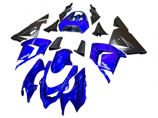 Carenados Moto Kawasaki ZX10R 2004-2005 - Azul Negro Ninja