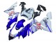 Carenados Moto Kawasaki ZX10R 2004-2005 - Azul Brillante Blanco Fiat Motul