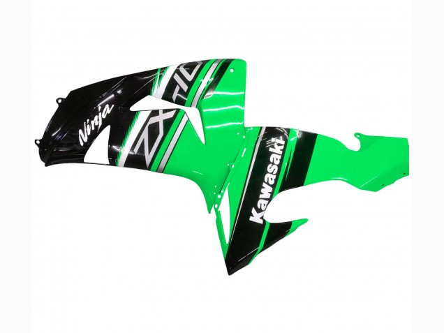 Kits Carenado Moto Kawasaki ZX10R 2006-2007 - Verde Blanco Negro