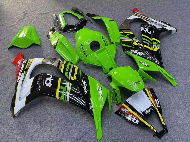 Carenados Moto Kawasaki ZX10R 2011-2015 - Verde Amarillo Blanco Negro Rojo Pirelli
