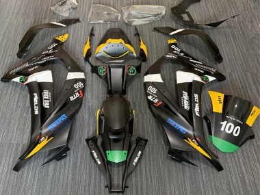 Carenados Moto Kawasaki ZX10R 2011-2015 - Negro Mate Blanco Amarillo Verde Elf Trick Star Frtr 100