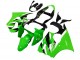 Carenados Moto Kawasaki ZX6R 2000-2002 - Verde Blanco Negro