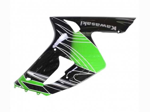 Carenados Moto Kawasaki ZX6R 2003-2004 - Verde Blanco Negro