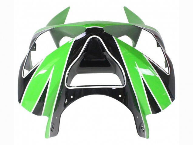 Carenados Moto Kawasaki ZX6R 2003-2004 - Verde Blanco Negro