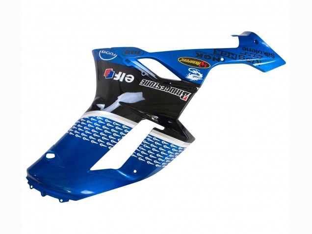 Carenados Moto Kawasaki ZX6R 2007-2008 - Negro Azul Elf