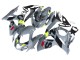 Carenados Moto Suzuki GSXR 1000 2009-2016 - Gris Neon Amarillo Negro Motul