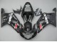 Carenados Moto Suzuki GSXR 600 / GSXR 750 2001-2003 - Negro Brillante Rojo Blanco