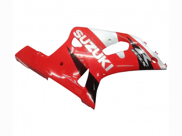Carenado Moto Suzuki GSXR 600 / GSXR 750 2001-2003 - Rojo Blanco Negro Brillante