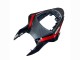 Carenados Moto Suzuki GSXR 600 / GSXR 750 2011-2024 - Negro Brillante Falsificado FibraCarbono Plata Rojo